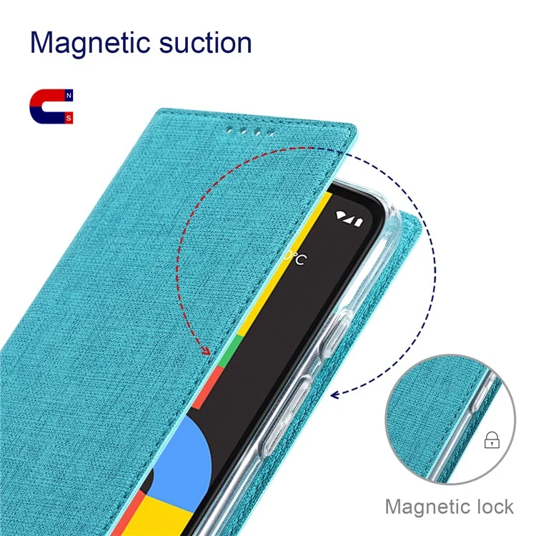 Vili DMX Series Для Google Pixel 9 Pro / Pixel 9 Case Card Slot PU - Синий