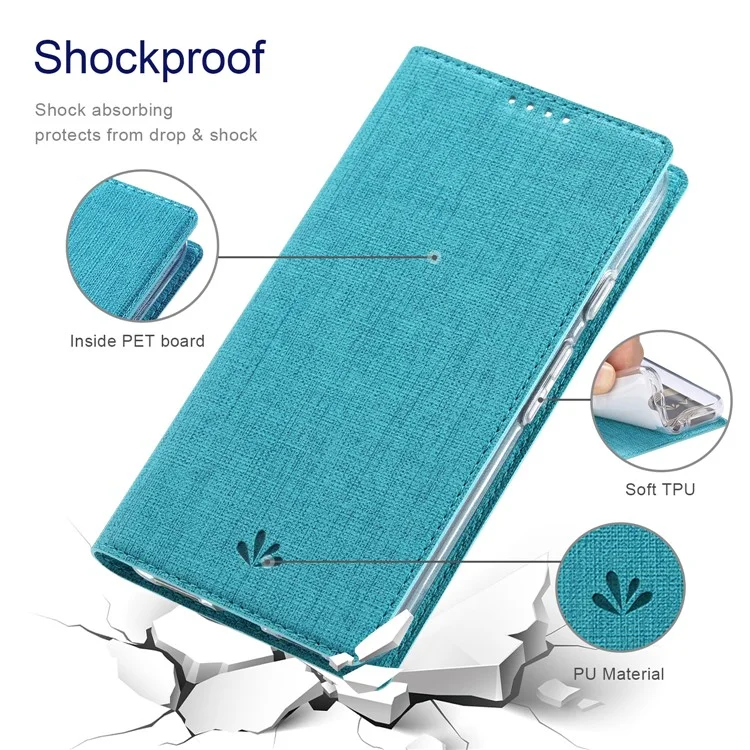 Vili DMX Series Для Google Pixel 9 Pro / Pixel 9 Case Card Slot PU - Синий