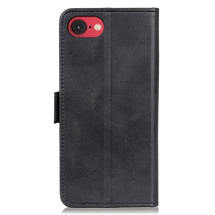 Pour Iphone SE (2024) Case de Couverture de Carbone - Noir