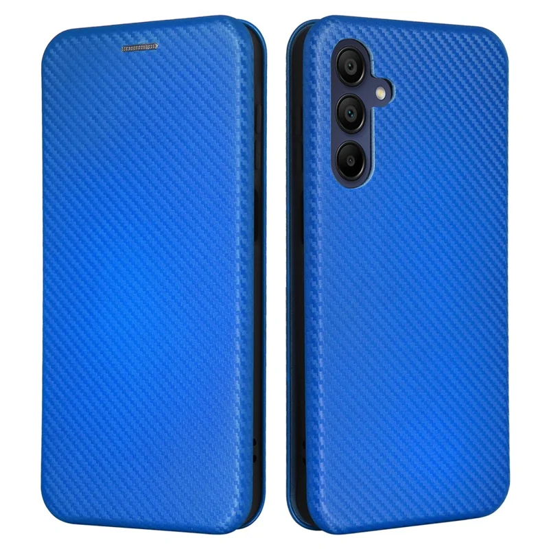 Для Samsung Galaxy A16 Case Carbon Carbon Fiber Texture Drop-ropring Cheedh Cope Cople - Синий