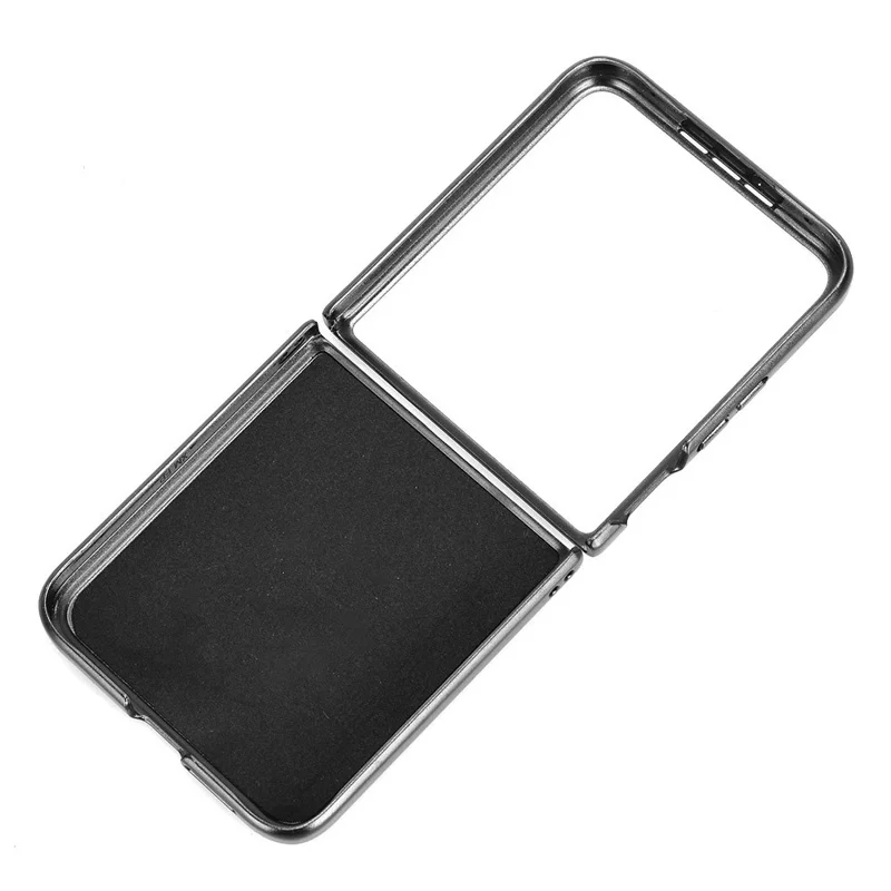 For Xiaomi Mix Flip 5G Case Carbon Fiber Texture Shockproof PU+PC Phone Cover - White