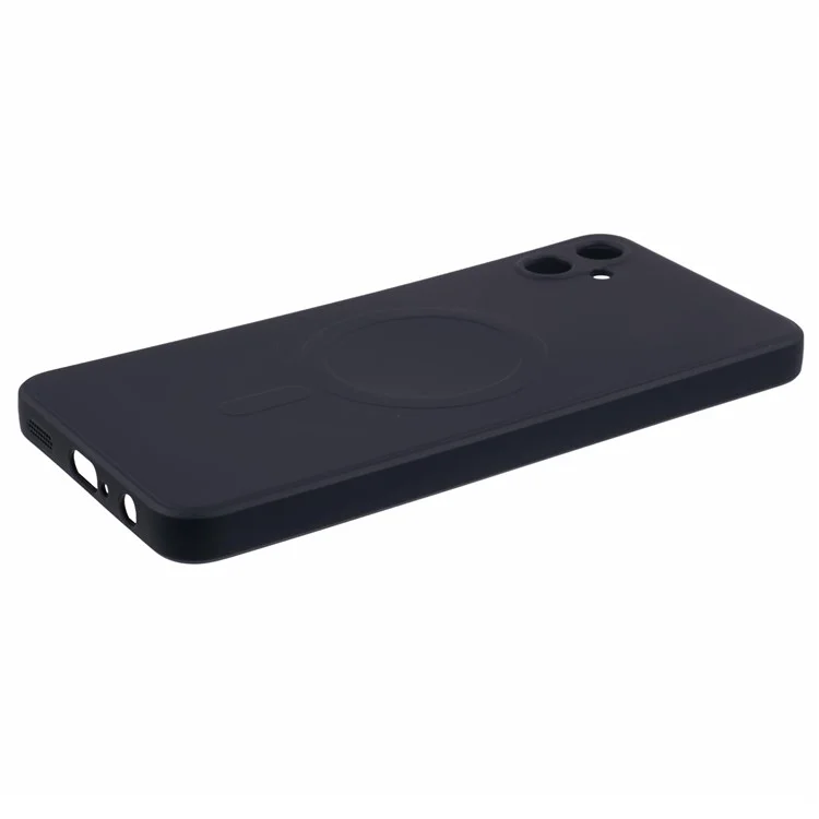 For Samsung Galaxy A05 4G Case Shockproof TPU Phone Cover Compatible with MagSafe - Black