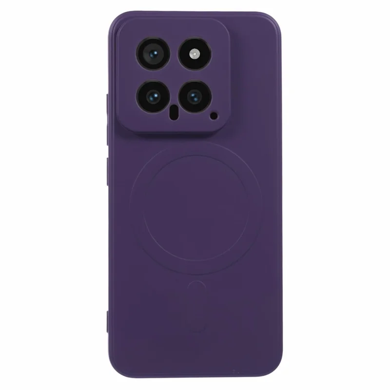 For Xiaomi 14 Case Shockproof TPU Phone Magnetic Case - Dark Purple