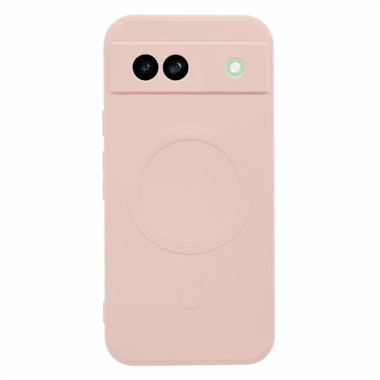 Для Google Pixel 8a Case Shock -resection Tpu Cope Coptable с Magsafe - Розовый