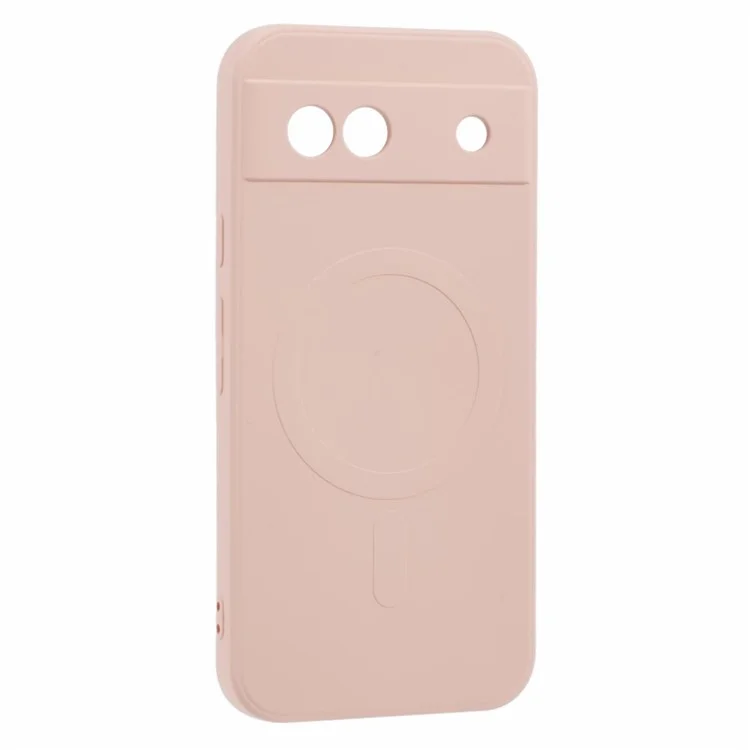 Для Google Pixel 8a Case Shock -resection Tpu Cope Coptable с Magsafe - Розовый