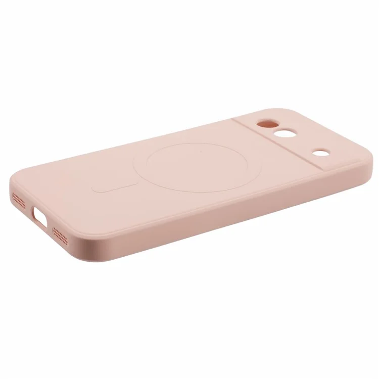 Для Google Pixel 8a Case Shock -resection Tpu Cope Coptable с Magsafe - Розовый