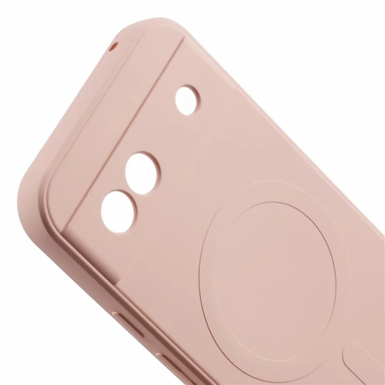 Для Google Pixel 8a Case Shock -resection Tpu Cope Coptable с Magsafe - Розовый