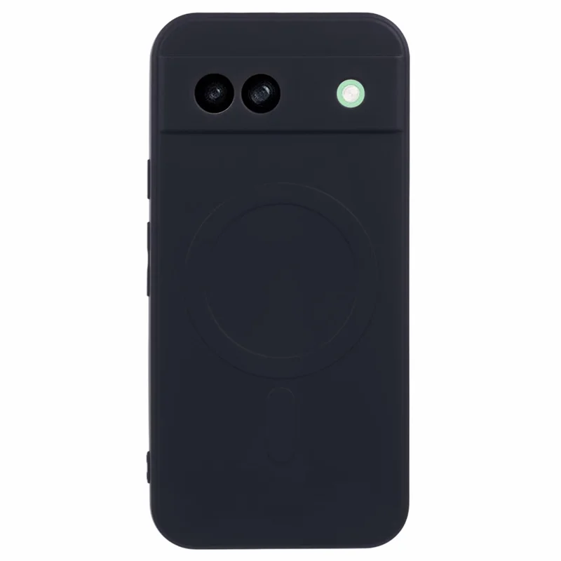 For Google Pixel 8a Case Shockproof TPU Phone Cover Magnetic Case - Black