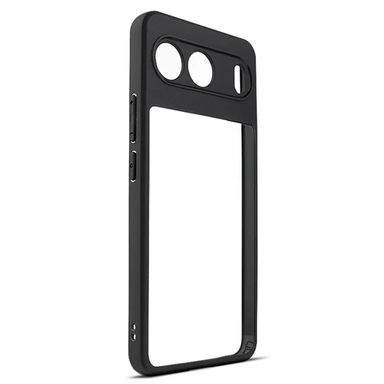 Funda para OnePlus Nord 4 a prueba de golpes de PC+TPU con tapa trasera transparente
