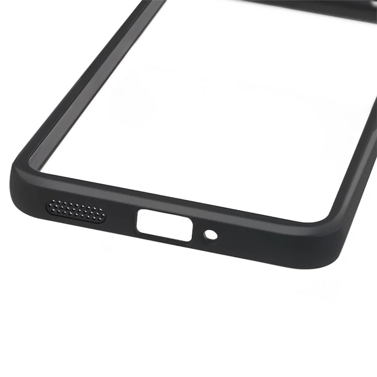 Funda para OnePlus Nord 4 a prueba de golpes de PC+TPU con tapa trasera transparente