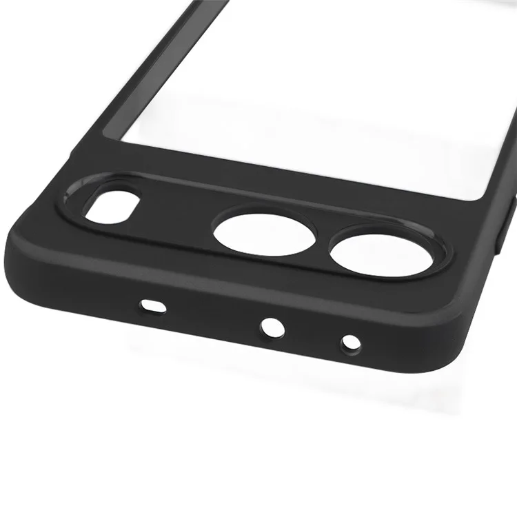 Funda para OnePlus Nord 4 a prueba de golpes de PC+TPU con tapa trasera transparente