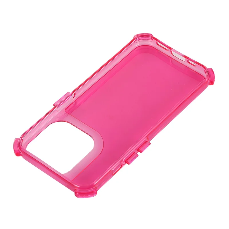 Для Iphone 16 Pro Max Case Care Case Protect PC+TPU Clear Chop Cople - Роза