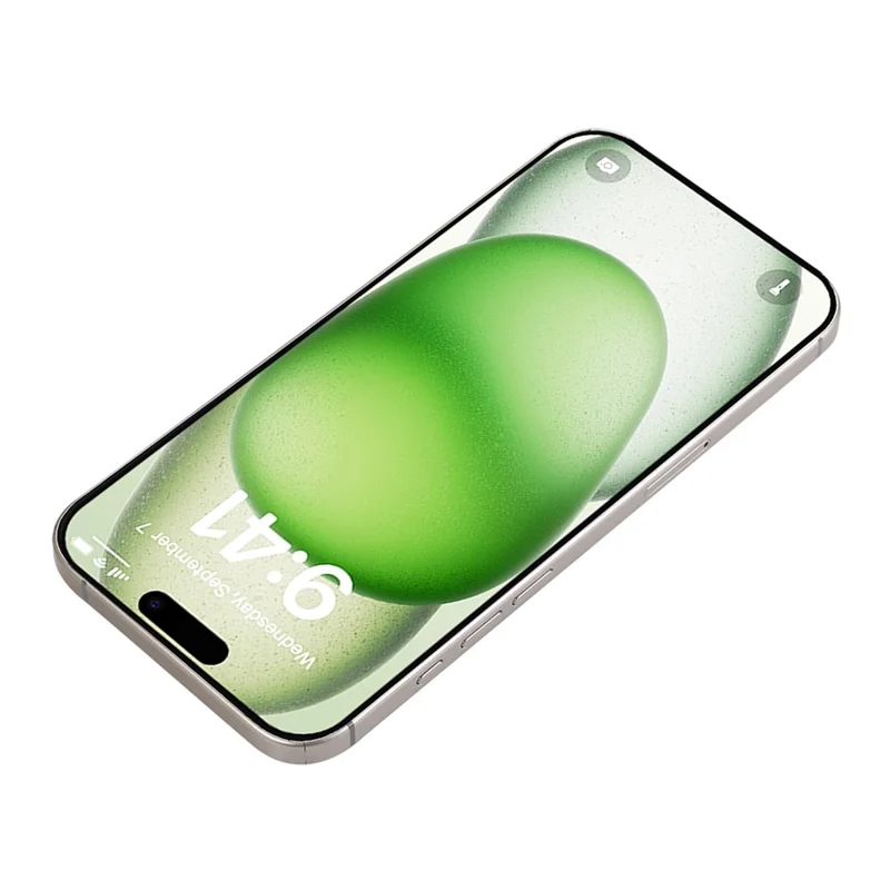 Voor iPhone 16 Plus hoesje 3-in-1 valbestendig PC+TPU telefoonhoesje - Donkergroen