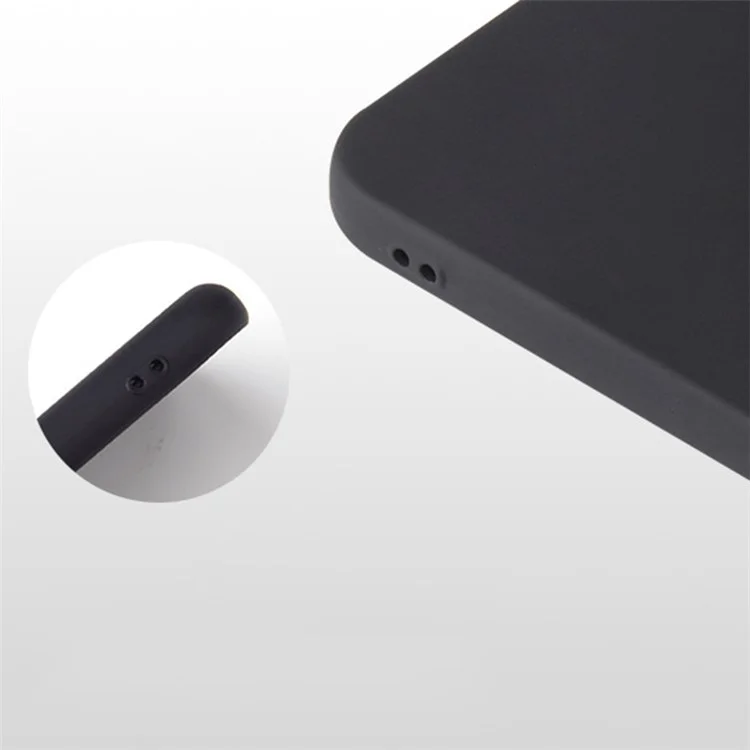 Para Iphone 16 Pro Max TPU Case de Teléfono Matte Anti-dingerprint Cubierta Protectora - Negro