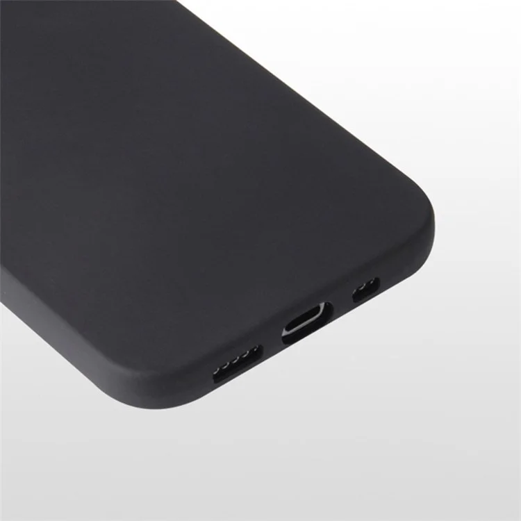 Para Iphone 16 Pro Max TPU Case de Teléfono Matte Anti-dingerprint Cubierta Protectora - Negro