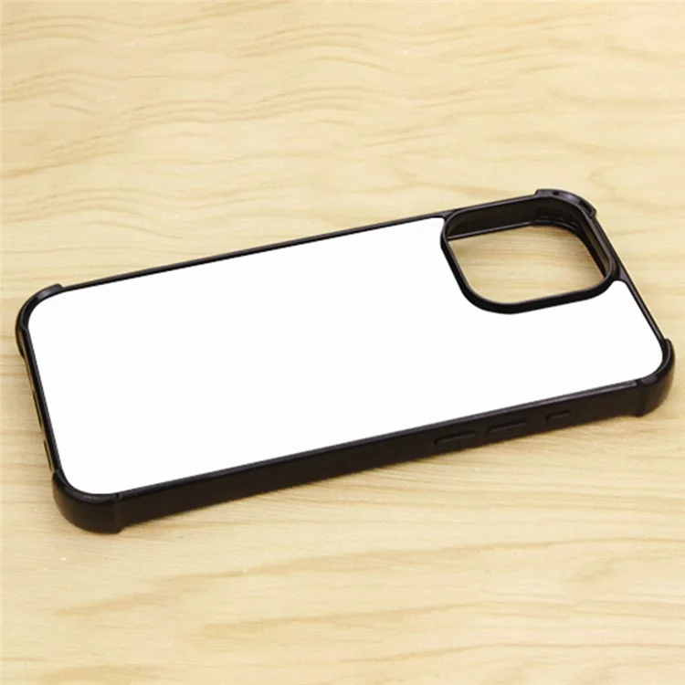 10 Stück / Packung für iPhone 16 Pro Case Four Corners Anti-Drop PC+TPU Phone Cover Support Heat Transfer Printing