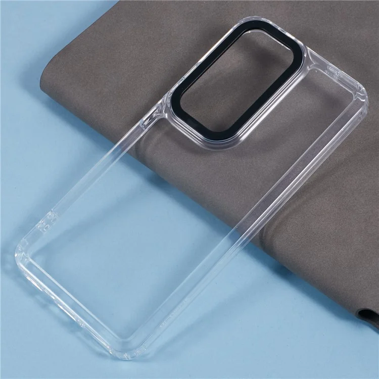 Para Oppo Reno12 5G (Global) Clear Phone Case PC+TPU Hybrid Back Cover - Transparente