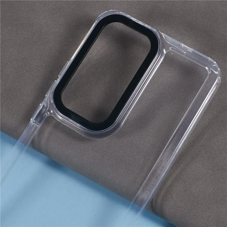 Para Oppo Reno12 5G (Global) Clear Phone Case PC+TPU Hybrid Back Cover - Transparente