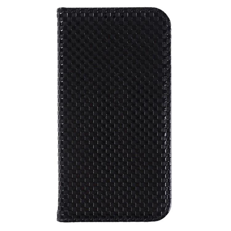 Para Vivo S12 Full Protection PU Cuero Case de Cuero Textura Magnética Autoconsorbida de la Billetera Cubierta Del Teléfono Celular - Negro