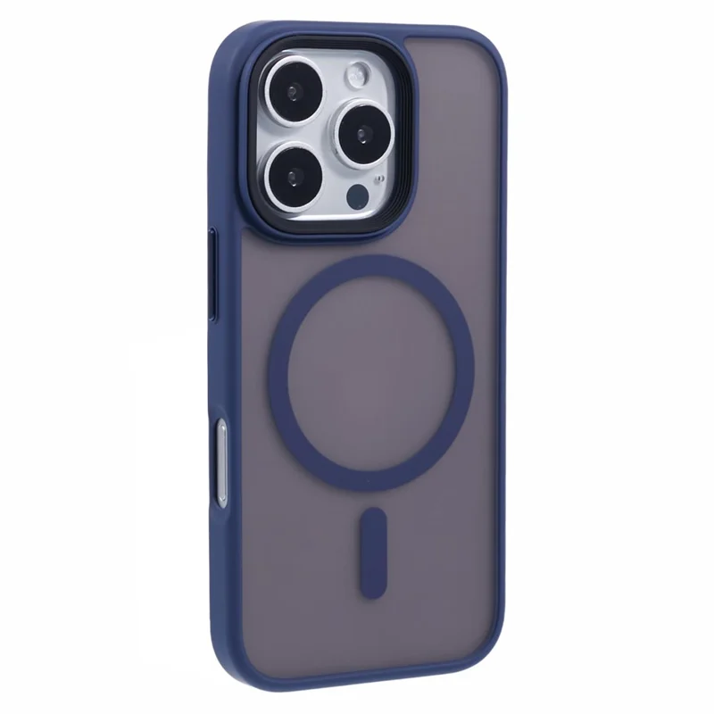 Для Iphone 16 Pro Max Case, Совместимый с Magsafe Tpu+пк Прорезиненным Покрытием Телефонного Телефона - Синий
