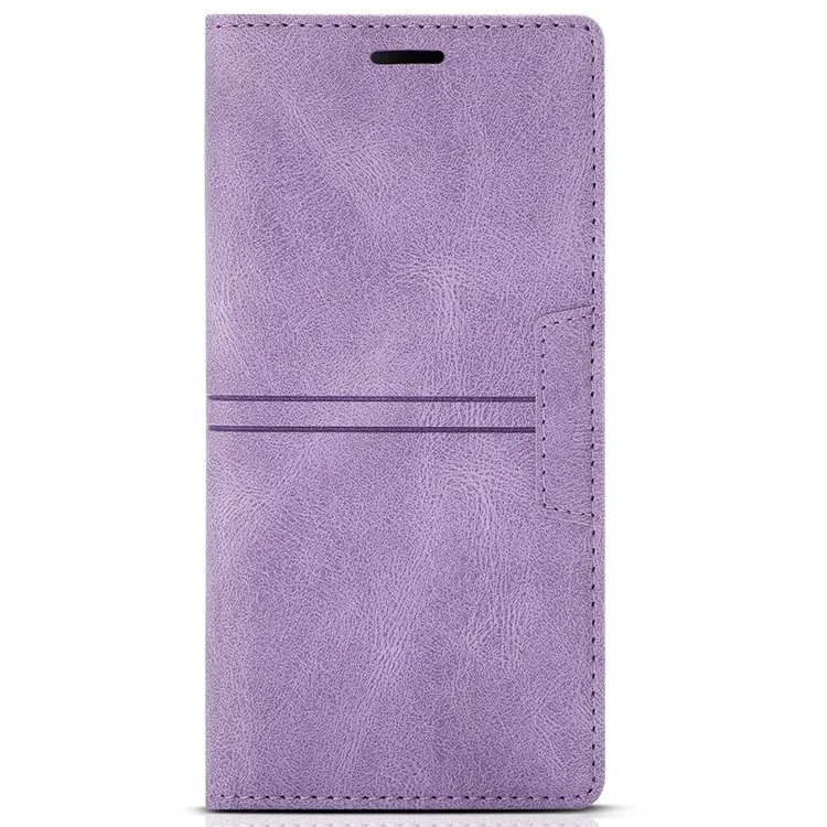 Für Google Pixel 9 Pro / Pixel 9 Wallet Case Magnetic Schließende Leder Telefonabdeckung - Lila