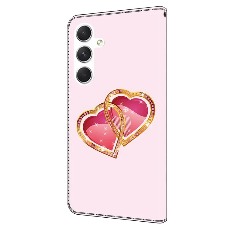 Для Samsung Galaxy A16 Case Pattern Printed Printectective Leather Flip Phone Case - Люблю Персик