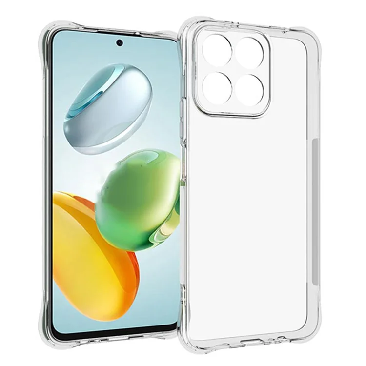 Custodia per telefono cellulare 4G / 200 Smart 5G TPU For Honor X7c, antiscivolo e trasparente.