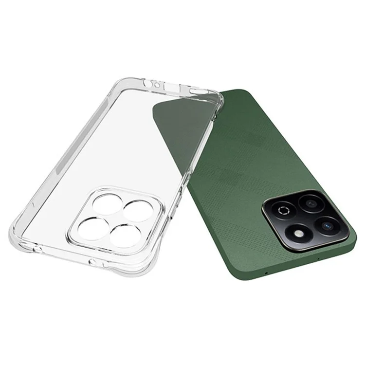 Custodia per telefono cellulare 4G / 200 Smart 5G TPU For Honor X7c, antiscivolo e trasparente.
