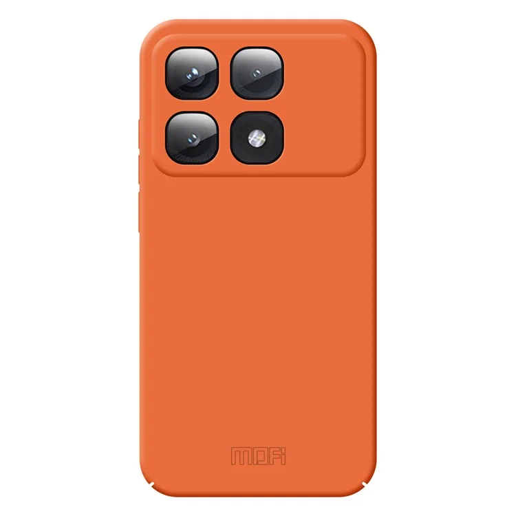MOFI JK Qin Series Pour Xiaomi Redmi K70 Ultra Case Tpu + Acrylique Téléphone Couverture Skin Touch Fent - Orange