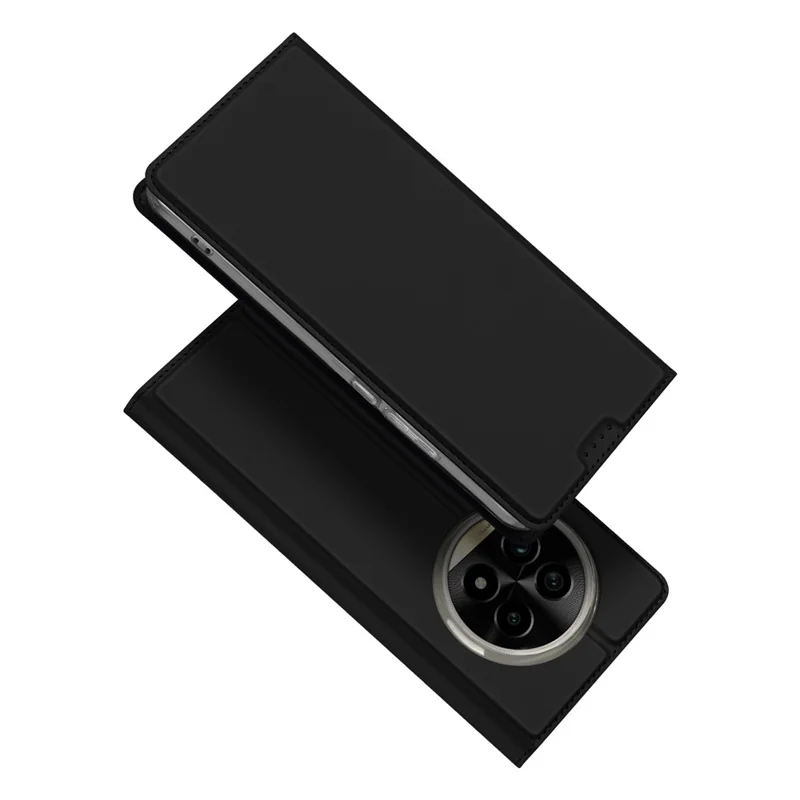 DUX DUCIS Skin Pro Series For Realme 13 Pro 5G (Global) / 13 Pro+ 5G (Global) Case Leather Cover Card Holder - Black