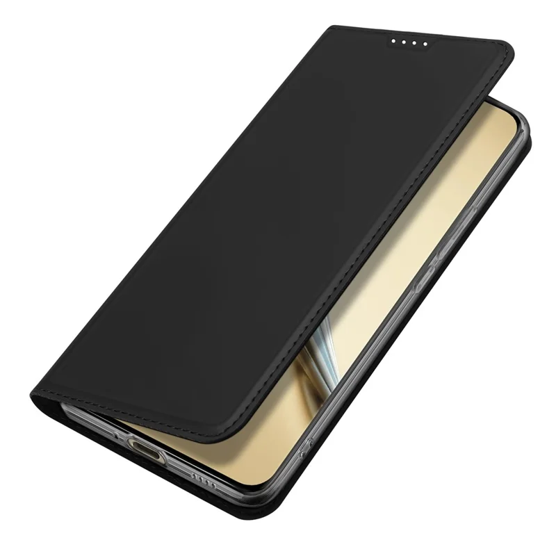DUX DUCIS Skin Pro Series For Realme 13 Pro 5G (Global) / 13 Pro+ 5G (Global) Case Leather Cover Card Holder - Black