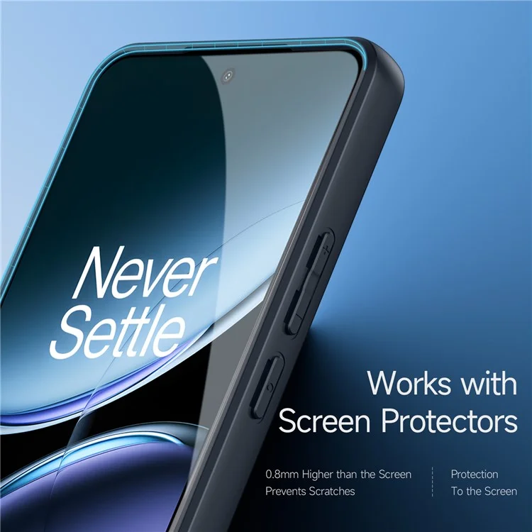 Dux Ducis Amo Series Для OnePlus Nord 4 Case TPU+PC Matte Phone Cope (cape Certication) - Черный