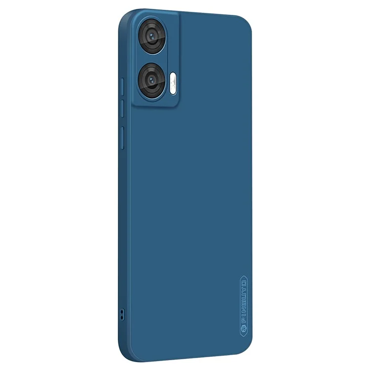 PINWUYO JK Touching Series For Motorola Moto G85 5G / S50 Neo 5G Case Silky Touch Soft TPU Phone Back Cover - Navy Blue
