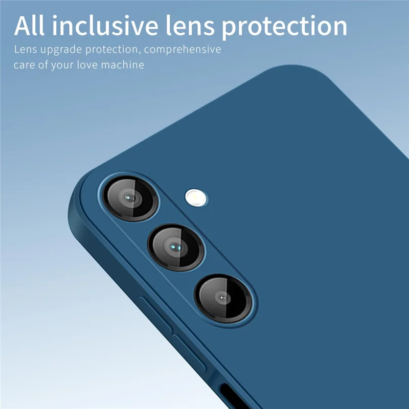 Samsung Galaxy A16 Case A16 Silky Touch Soft Tphen Series - Темно-синий