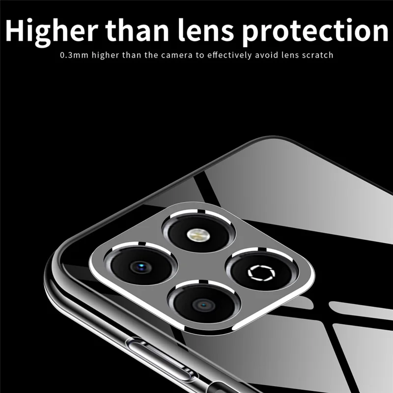 MOFI Para Honor X6b 4G Case Anti-Scratch Clear Soft Tpu Telep Cubierta