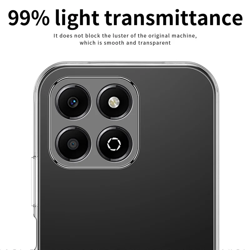 MOFI Para Honor X6b 4G Case Anti-Scratch Clear Soft Tpu Telep Cubierta