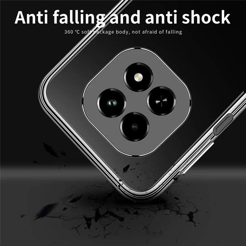 MOFI For Realme V60 5G Case Anti-Scratch Clear Soft TPU Phone Cover