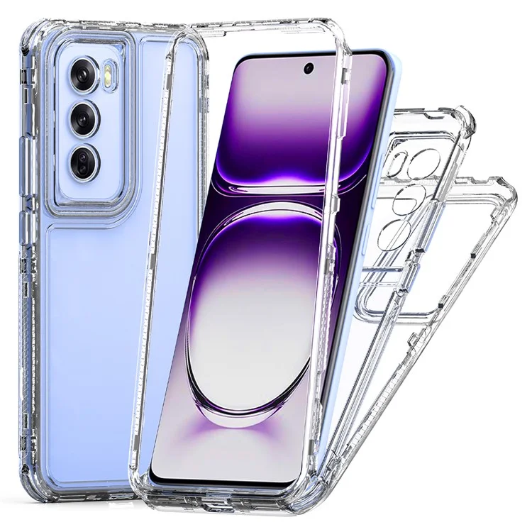 Per Oppo Reno12 Pro 5G (globale) Caso Anti-scratch Acrilico+copertura Telefonica Trasparente Tpu