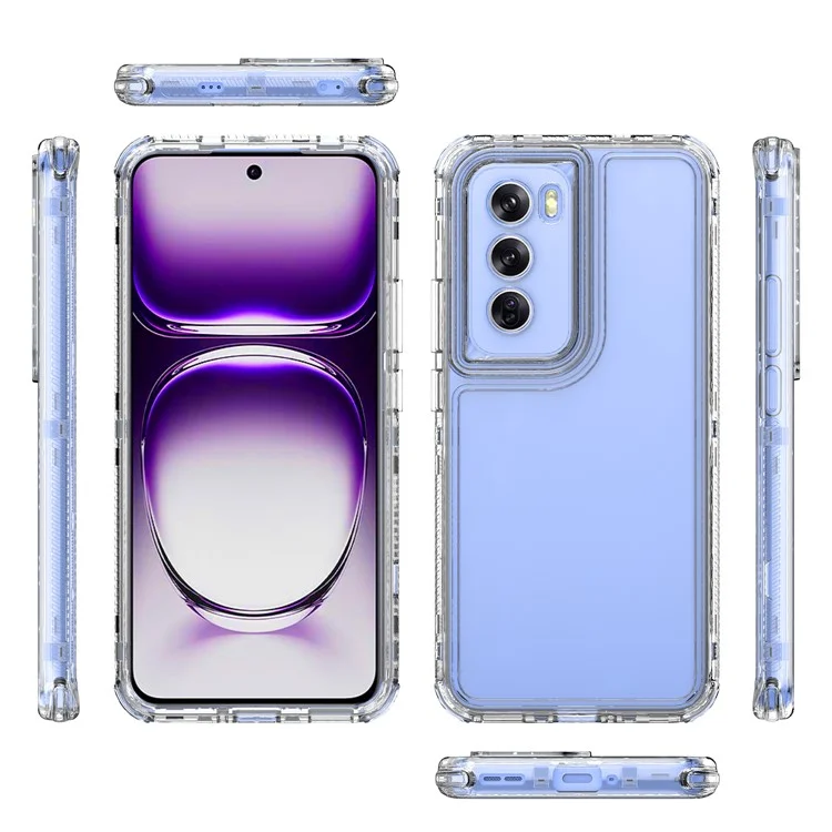 Per Oppo Reno12 Pro 5G (globale) Caso Anti-scratch Acrilico+copertura Telefonica Trasparente Tpu