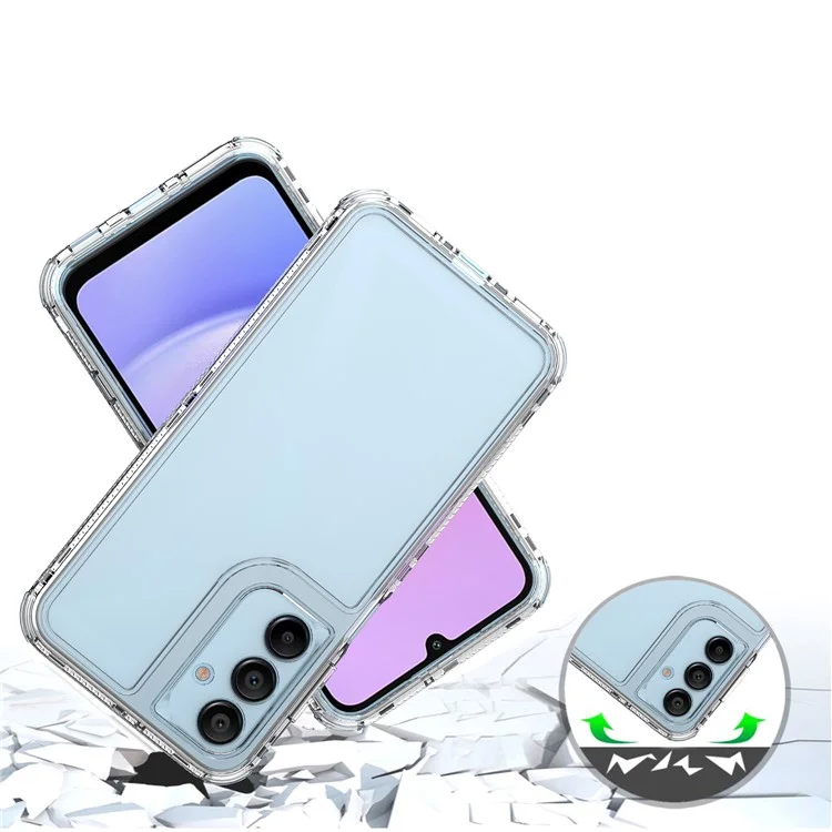 For Samsung Galaxy A16 5G / A16 4G Case Anti-Scratch Acrylic+TPU Clear Phone Cover