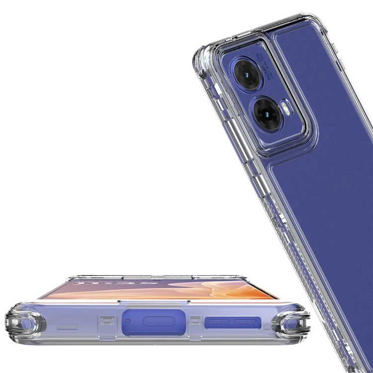 Para Motorola Moto G85 5G / S50 Neo 5G Case Acrylic Acrylic+tpu Clear Telephip Cubierta