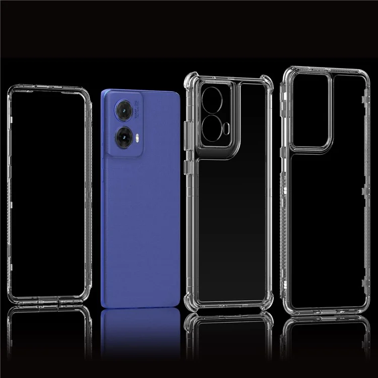 Para Motorola Moto G85 5G / S50 Neo 5G Case Acrylic Acrylic+tpu Clear Telephip Cubierta