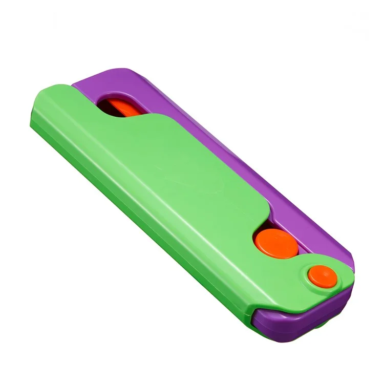 For iPhone 15 Pro Max Case Giant Carrot Knife ABS Phone Cover Stress Relieving Toy - Pink+White