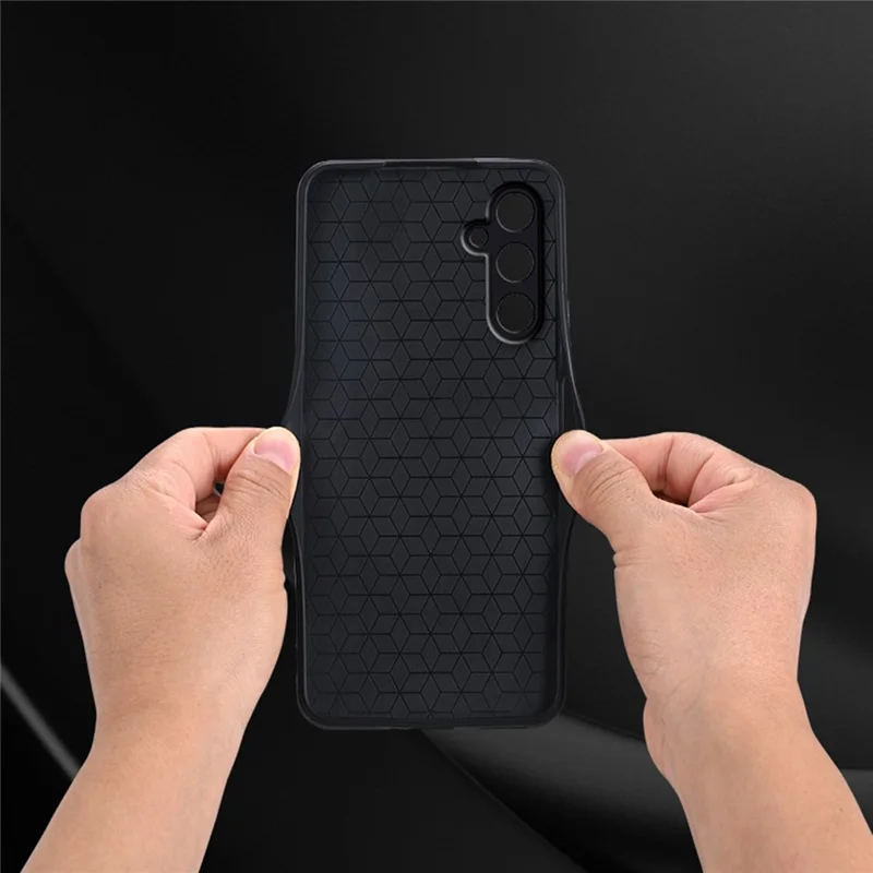 AZNS Pour Samsung Galaxy A16 Case Protectrice PU Couvain Couvert TPU Shell - Brun