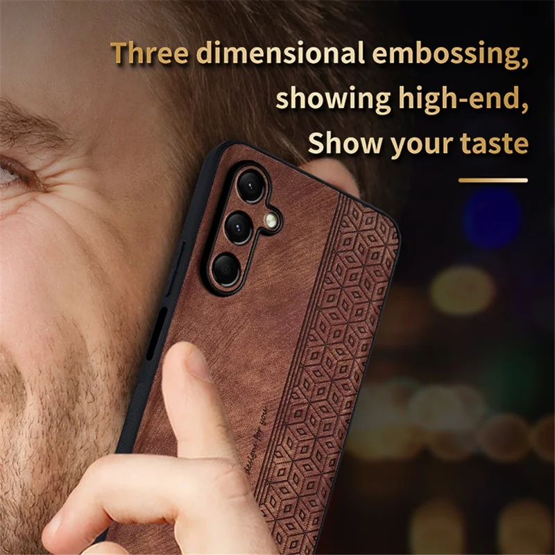 AZNS For Samsung Galaxy A16 5G / A16 4G Case Protective PU Leather Covered TPU Phone Shell - Green