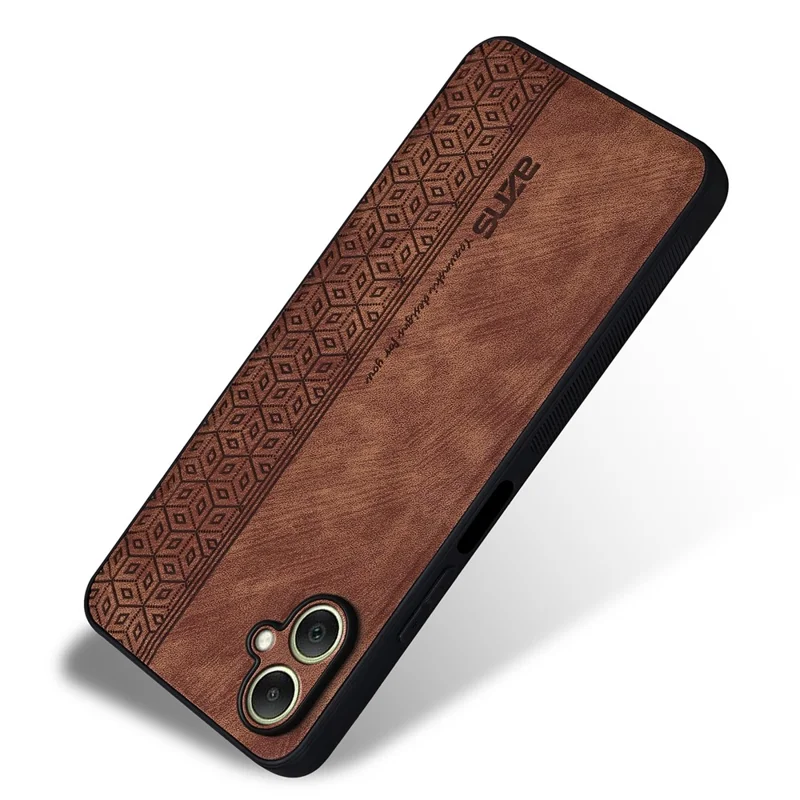 AZNS Per Samsung Galaxy A06 Case Protettivo PU Peth Coperthe TPU Shell - Marrone