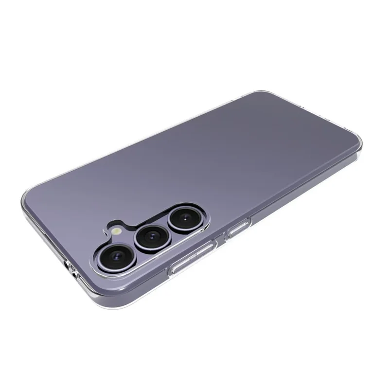 Para Samsung Galaxy S24 FE Case Anti-Fingerprint Crystal Clear TPU Phone Cover