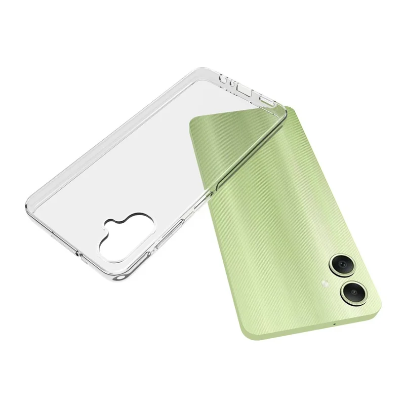 For Samsung Galaxy A06 4G Case Anti-Fingerprint Crystal Clear TPU Phone Cover