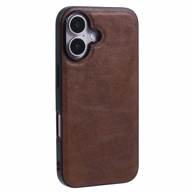 X-level Bojue-3 Series Для Iphone 16 Case, Совместимый с Magsafe Leather Coated Pc+tpu. - Коричневый