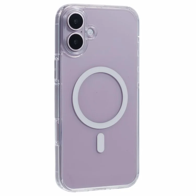 Série Crimpal Clear de Niveau x Pour L'iphone 16 Case Tpu + pc Couvercle du Téléphone Compatible Avec Magsafe - Transparent